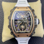 Richard Mille RM21-01 White Rubber Strap | US Replica - 1:1 Top quality replica watches factory, super clone Swiss watches.