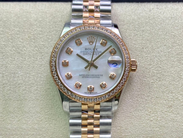 Rolex M278381RBR-0026 White Dial | US Replica - 1:1 Top quality replica watches factory, super clone Swiss watches.