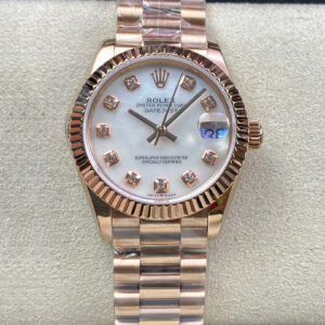 Rolex Datejust M278275-0009 31MM EW Factory White Diamond Dial Replica Watches