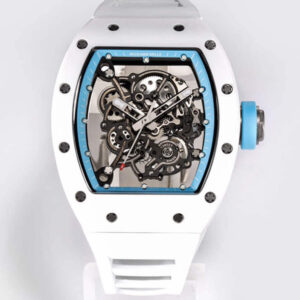 Richard Mille RM-055 White Rubber Strap | US Replica - 1:1 Top quality replica watches factory, super clone Swiss watches.