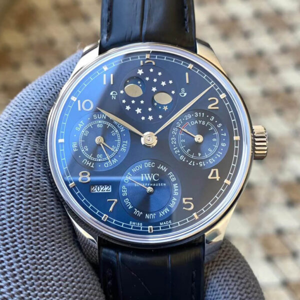 IWC Portuguese Perpetual Calendar IW503401 APS Factory Stainless Steel Bezel Replica Watches