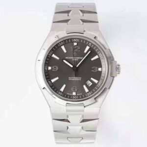 Vacheron Constantin Overseas 47040 PPF Factory Stainless Steel Gray Dial Replica Watches