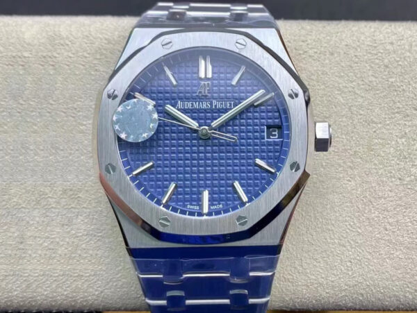 Audemars Piguet Royal Oak 15500ST.OO.1220ST.01 ZF Factory V2 Titanium Blue Dial Replica Watches