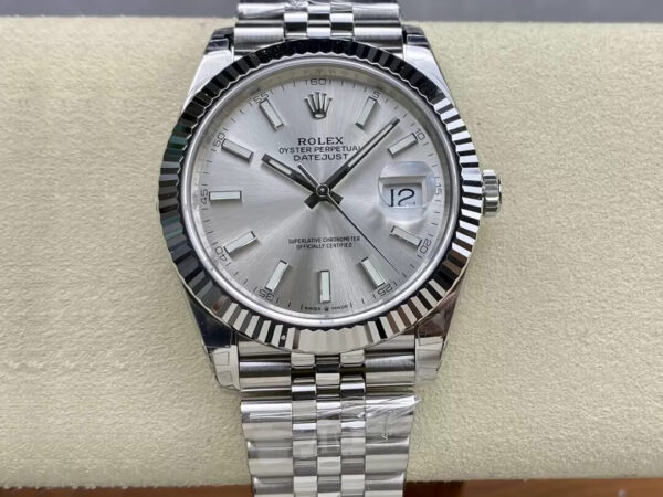Rolex M126334-0004 Silver Dial | US Replica - 1:1 Top quality replica watches factory, super clone Swiss watches.