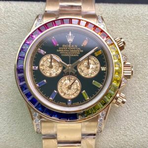 Rolex Daytona 116595 RBOW TW Factory Rose Gold Black Dial Replica Watches