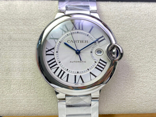 Ballon Bleu De Cartier 42MM W69012Z4 3K Factory Stainless Steel Bezel Replica Watches