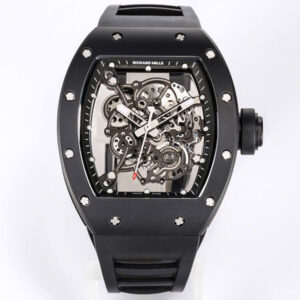 Richard Mille RM-055 BBR Factory V2 Black Rubber Strap Replica Watches