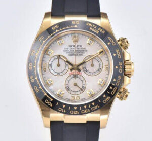 Rolex Cosmograph Daytona 116518LN-0037 Clean Factory Black Rubber Strap Replica Watches