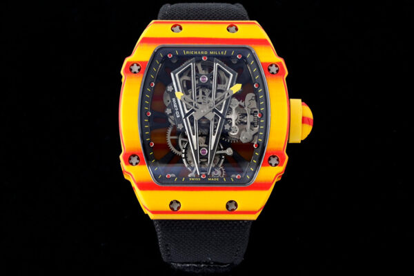 Richard Mille RM27-03 Rafael Nadal Tourbillon RM Factory Skeleton Dial Replica Watches