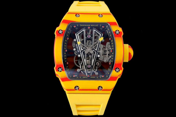 Richard Mille RM27-03 Rafael Nadal Tourbillon RM Factory Yellow Case Replica Watches