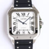 Cartier Santos WSSA0018 GF Factory V2 Black Rubber Strap Replica Watches
