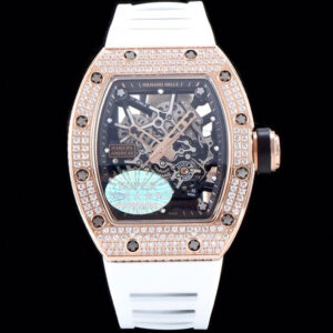 Richard Mille RM035 Americas KV Factory White Rubber Strap Replica Watches