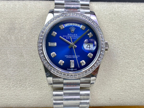Rolex Day Date M128396TBR-0008 36MM GM Factory Stainless Steel Strap Replica Watches