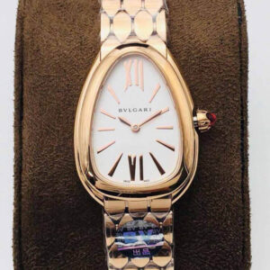 Replica Bvlgari Serpenti 103145 BV Factory Rose Gold Bezel Replica Watches