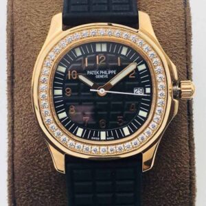 Patek Philippe Aquanaut 5067A Quartz Movement PPF Factory Black Strap Replica Watches