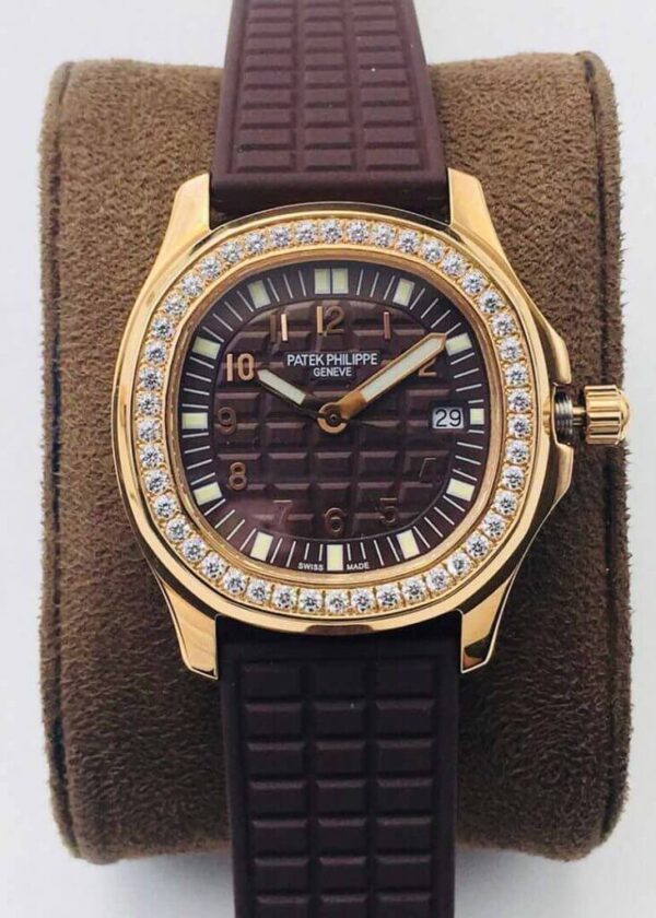 Patek Philippe Aquanaut 5067A Quartz Movement PPF Factory Brown Dial Replica Watches