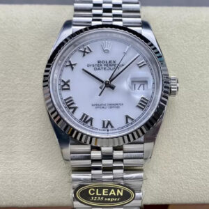 Rolex Datejust M126234-0025 36MM Clean Factory White Dial Replica Watches - Luxury Replica
