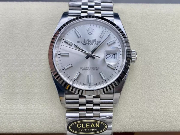 Rolex Datejust M126234-0013 36MM Clean Factory Stainless Steel Strap Replica Watches - Luxury Replica