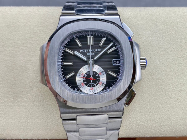 Patek Philippe 5980/1A-014 Black Dial | US Replica - 1:1 Top quality replica watches factory, super clone Swiss watches.