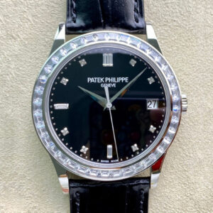Patek Philippe Calatrava 5298P-012 ZF Factory Black Strap Replica Watches - Luxury Replica