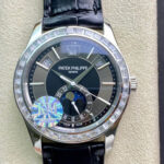 Patek Philippe Grand Complications 5205G KM Factory Leather Strap Replica Watches - Luxury Replica