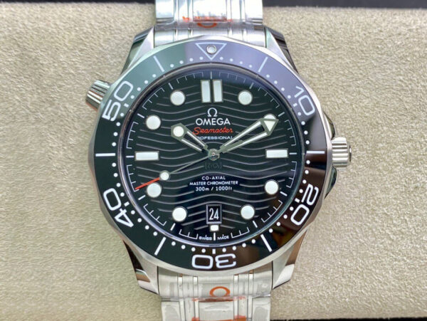 Omega Seamaster Diver 300M 210.30.42.20.01.001 OR Factory Black Dial Replica Watches - Luxury Replica