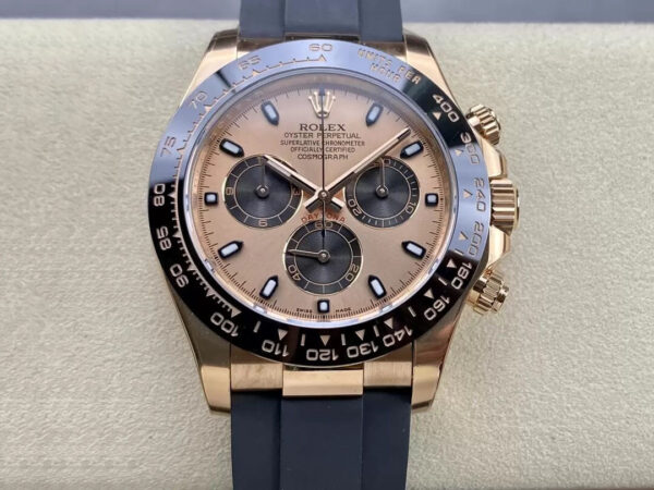 Rolex Cosmograph Daytona M116515LN-0018 Clean Factory Black Rubber Strap Replica Watches - Luxury Replica