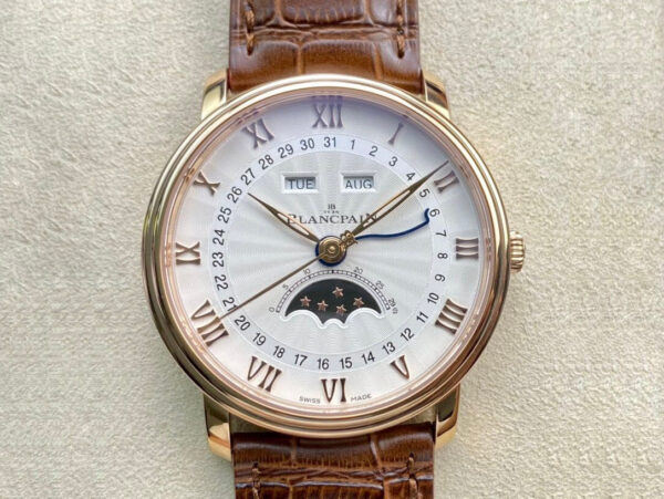 Blancpain 6654 White Dial | US Replica - 1:1 Top quality replica watches factory, super clone Swiss watches.