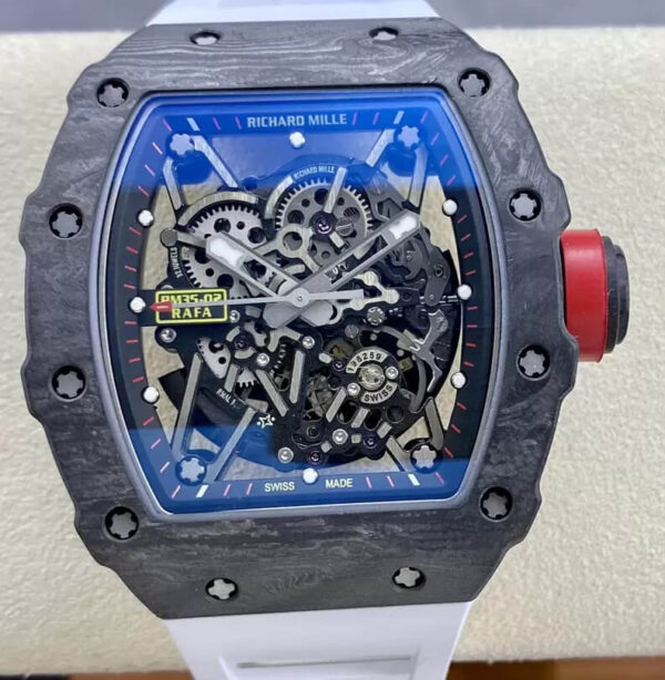 Richard Mille RM35-02 T+ Factory Carbon Fiber Case Replica Watches - Luxury Replica