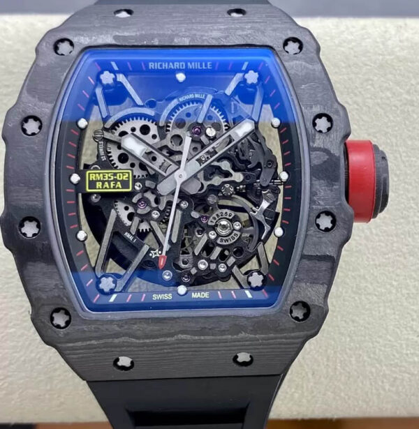 Richard Mille RM35-02 T+ Factory NTPT Rubber Strap Replica Watches - Luxury Replica