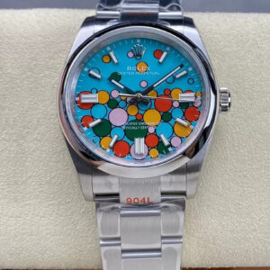 Rolex Oyster Perpetual M126000-0009 36MM EW Factory Blue Dial Replica Watches - Luxury Replica
