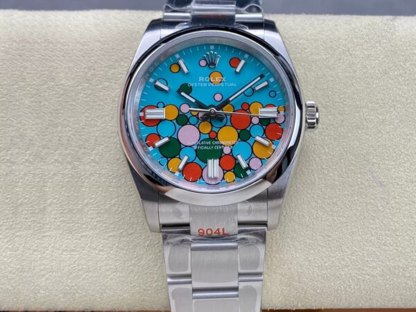 Rolex Oyster Perpetual M126000-0009 36MM EW Factory Blue Dial Replica Watches - Luxury Replica