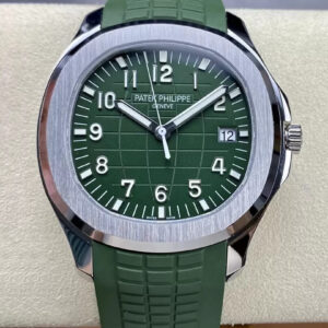 Patek Philippe Aquanaut 5168G-010 3K Factory V2 Version Green Strap Replica Watches - Luxury Replica