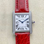 Cartier Tank 27MM K11 Factory V2 White Dial Replica Watches - Luxury Replica