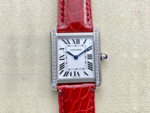 Cartier Tank 27MM K11 Factory V2 White Dial Replica Watches - Luxury Replica