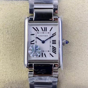 Cartier Tank WSTA0052 AF Factory White Dial Replica Watches - Luxury Replica