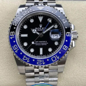 Rolex GMT Master II M126710BLNR-0002 Clean Factory V3 Silver Stainless Steel Strap Replica Watches - Luxury Replica
