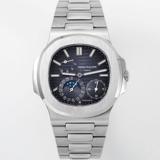 Does Patek Philippe Nautilus 5712-1A PPF Factory Super Clone Watch V3 Have Tiffany Double Signed Dial